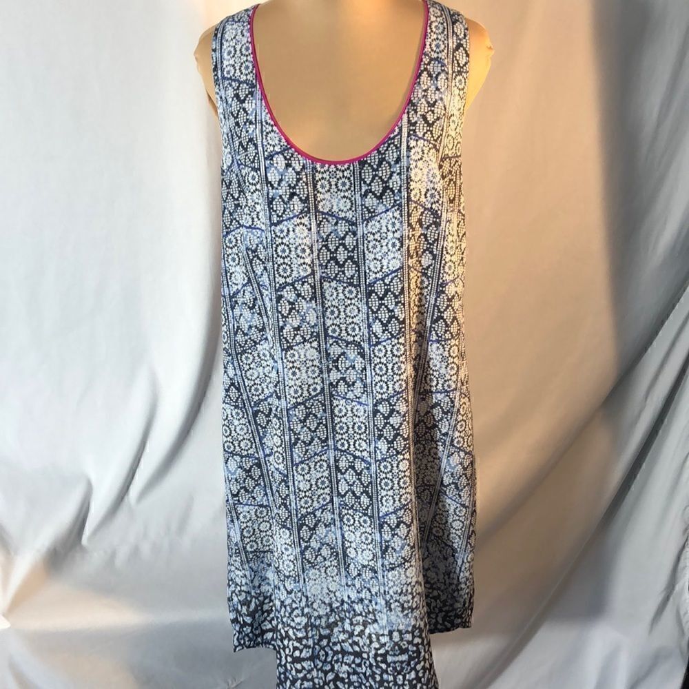 Charlie Jade women’s midi sleeveless shift dress size medium